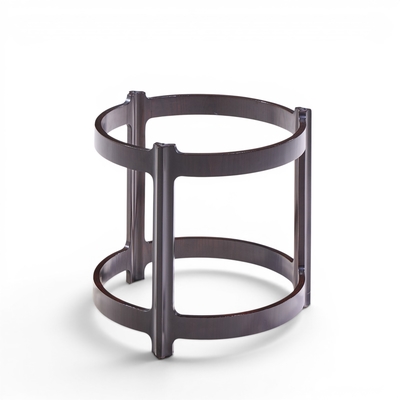Roger Sprunger Roger Sprunger for Dunbar Mid Century Mahogany and Glass Top Side Table