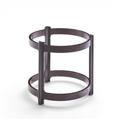 Roger Sprunger Roger Sprunger for Dunbar Mid Century Mahogany and Glass Top Side Table