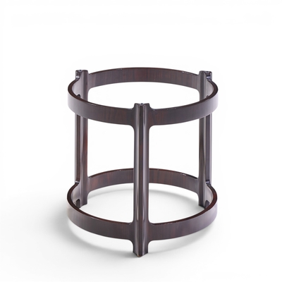 Roger Sprunger Roger Sprunger for Dunbar Mid Century Mahogany and Glass Top Side Table