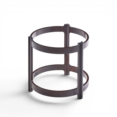 Roger Sprunger Roger Sprunger for Dunbar Mid Century Mahogany and Glass Top Side Table
