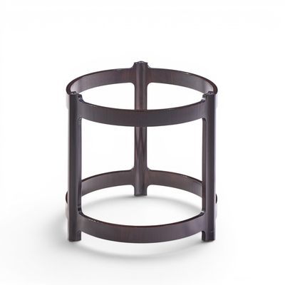 Roger Sprunger Roger Sprunger for Dunbar Mid Century Mahogany and Glass Top Side Table