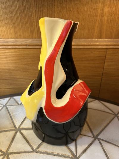 Roland Brice Ceramic Pitcher by Roland Brice Biot France Circa 1960s