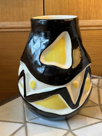 Roland Brice Ceramic Vase by Roland Brice Biot France Circa 1960s