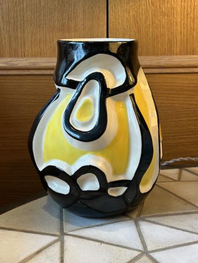 Roland Brice Ceramic Vase by Roland Brice Biot France Circa 1960s