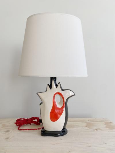 Roland Brice ROLAND BRICE CERAMIC TABLE LAMP