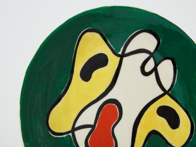 Roland Brice Roland Brice glazed ceramic plate 1950