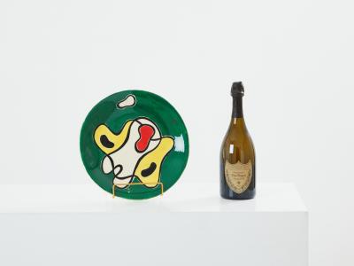 Roland Brice Roland Brice glazed ceramic plate 1950