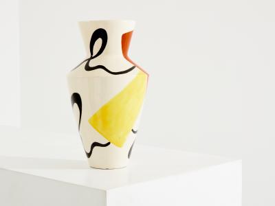 Roland Brice Roland Brice glazed ceramic vase 1950