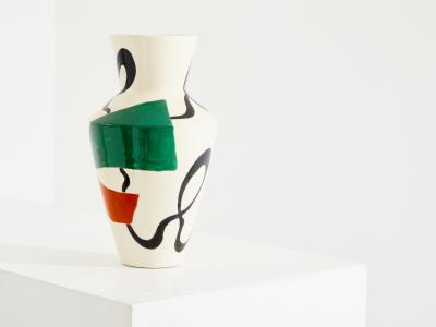 Roland Brice Roland Brice glazed ceramic vase 1950