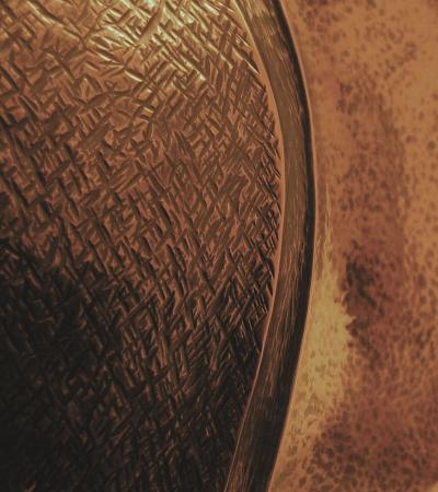 Roland Daraspe SCULPTURE 258 Chiseled copper