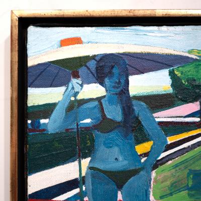 Roland Petersen Girl in Landscape