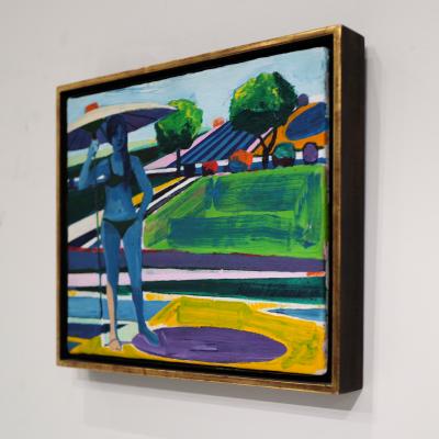 Roland Petersen Girl in Landscape