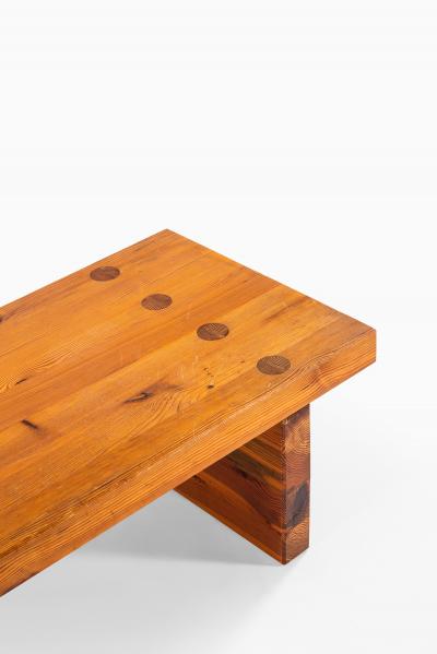 Roland Wilhelmsson Coffee Table Bench Model Bamse Produced by Karl Andersson S ner AB