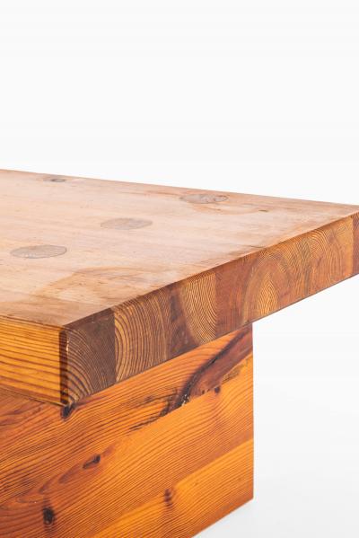 Roland Wilhelmsson Coffee Table Bench Model Bamse Produced by Karl Andersson S ner AB