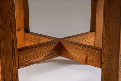 Roland Wilhelmsson Large Swedish Dining Table in Pine by Roland Wilhelmsson