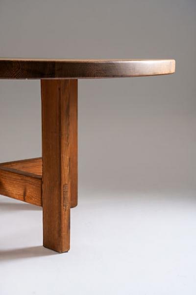 Roland Wilhelmsson Large Swedish Dining Table in Pine by Roland Wilhelmsson