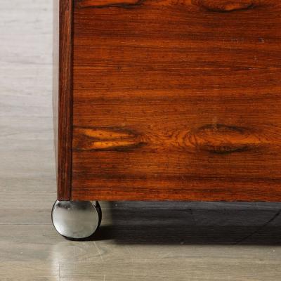 Rolf Hesland Mid Century Magazine Rack in Book Matched Rosewood by Rolf Hesland for Bruskbo