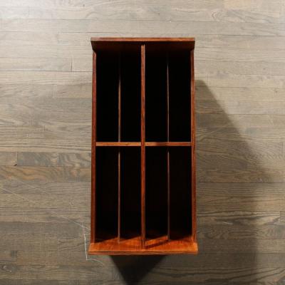Rolf Hesland Mid Century Magazine Rack in Book Matched Rosewood by Rolf Hesland for Bruskbo
