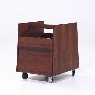 Rolf Hesland Rolf Hesland for Bruksbo Mid Century Danish Rosewood Record Caddy