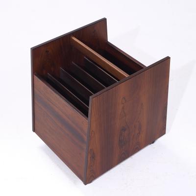 Rolf Hesland Rolf Hesland for Bruksbo Mid Century Danish Rosewood Record Caddy
