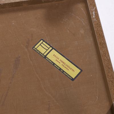 Rolf Hesland Rolf Hesland for Bruksbo Mid Century Danish Rosewood Record Caddy