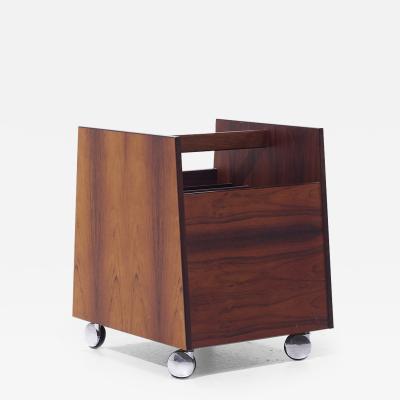 Rolf Hesland Rolf Hesland for Bruksbo Mid Century Danish Rosewood Record Caddy