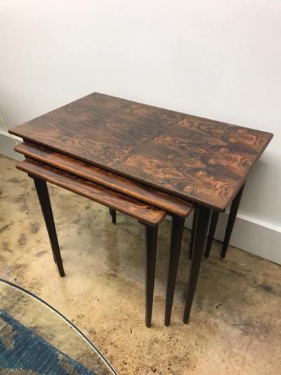 Rolf Hesland Rolf Hesland rosewood nesting tables