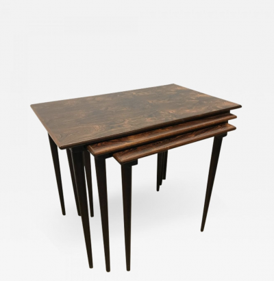 Rolf Hesland Rolf Hesland rosewood nesting tables