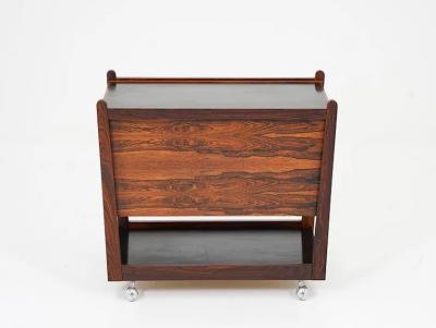 Rolf Hesland Scandinavian Midcentury Bar Cart by Rolf Hesland