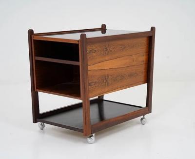 Rolf Hesland Scandinavian Midcentury Bar Cart by Rolf Hesland