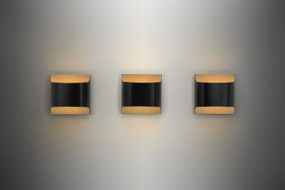 Rolf Kr ger 3 2031 Wall Lamps by Rolf Kruger Dieter Witte Germany 2nd half of 20th C
