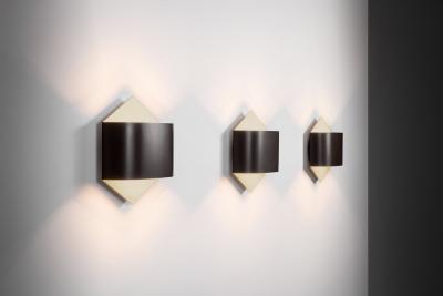 Rolf Kr ger Set of 3 Model 2010 Wall Lights by Rolf Kruger and Dieter Witte Germany 1960s
