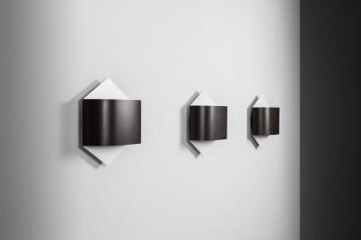 Rolf Kr ger Set of 3 Model 2010 Wall Lights by Rolf Kruger and Dieter Witte Germany 1960s