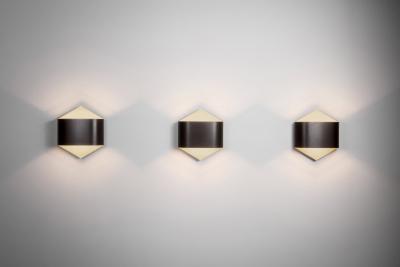 Rolf Kr ger Set of 3 Model 2010 Wall Lights by Rolf Kruger and Dieter Witte Germany 1960s