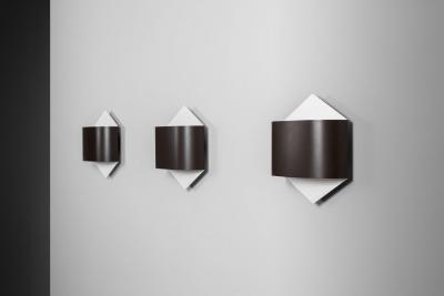 Rolf Kr ger Set of 3 Model 2010 Wall Lights by Rolf Kruger and Dieter Witte Germany 1960s