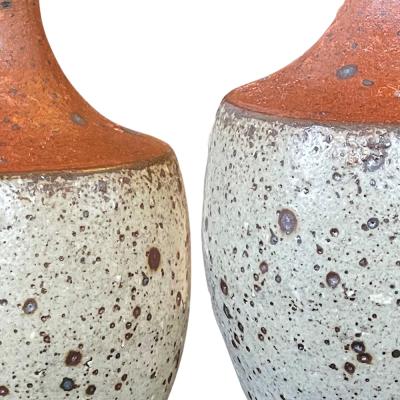 Rolf Palm Pair of Petite Rustic Lamps by Rolf Palm