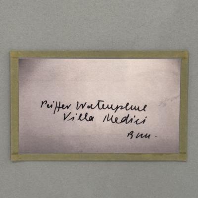 Rom im Garten der Villa Medici by Max Peiffer Watenphul Italy circa 1930