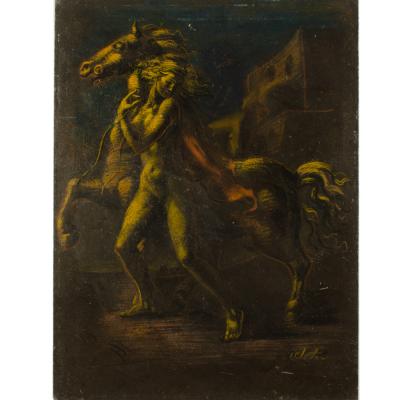 Roman Gregory Chatov Roman Gregory Chatov RUSSIAN 1900 1987 Lady and Horse painting