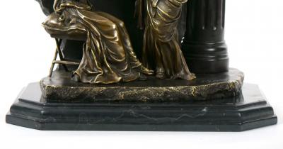 Roman Neoclassical Figurative Bronze Sculpture by Miguel Fernando Lopez Aka Milo