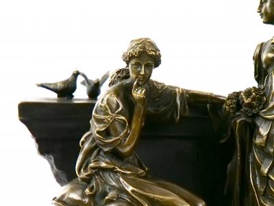 Roman Neoclassical Figurative Bronze Sculpture by Miguel Fernando Lopez Aka Milo