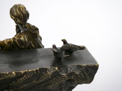 Roman Neoclassical Figurative Bronze Sculpture by Miguel Fernando Lopez Aka Milo