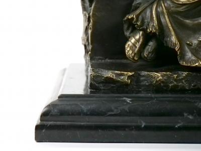 Roman Neoclassical Figurative Bronze Sculpture by Miguel Fernando Lopez Aka Milo