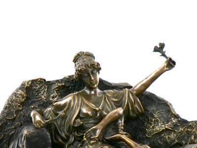 Roman Neoclassical Figurative Bronze Sculpture by Miguel Fernando Lopez Aka Milo