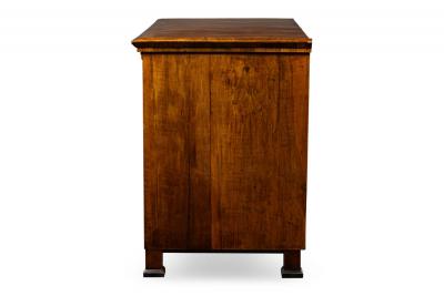 Romanian Biedermeier 3 Drawer Burlwood Chest Commode