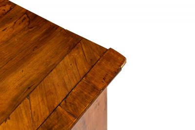 Romanian Biedermeier 3 Drawer Burlwood Chest Commode
