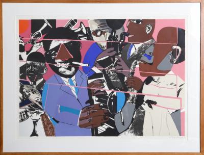 Romare H Bearden Jazz II