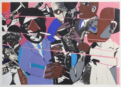 Romare H Bearden Jazz II