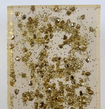 Romeo Paris Lamp in resin with inclusions by Romeo Paris
