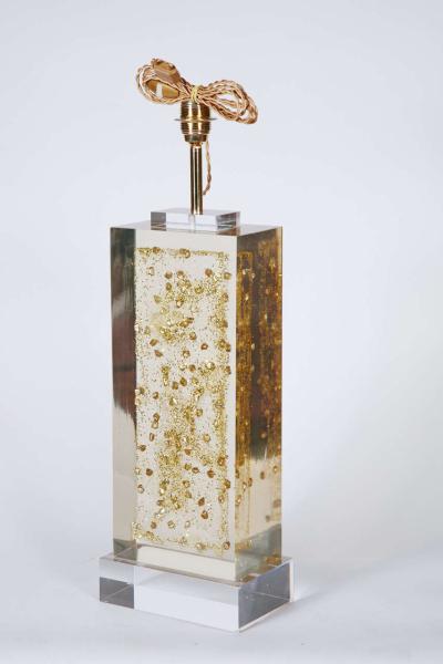 Romeo Paris Pair of lamps with golden inclusion