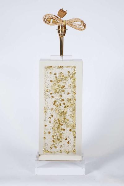 Romeo Paris Pair of lamps with golden inclusion